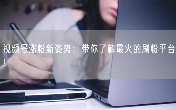 视频号涨粉新姿势：带你了解最火的刷粉平台！
