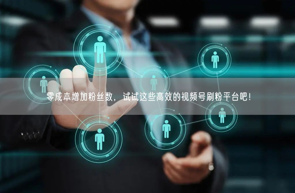 零成本增加粉丝数，试试这些高效的视频号刷粉平台吧！