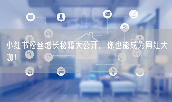 小红书粉丝增长秘籍大公开，你也能成为网红大咖！
