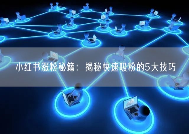 小红书涨粉秘籍：揭秘快速吸粉的5大技巧