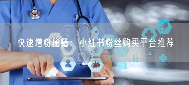 快速增粉秘籍：小红书粉丝购买平台推荐