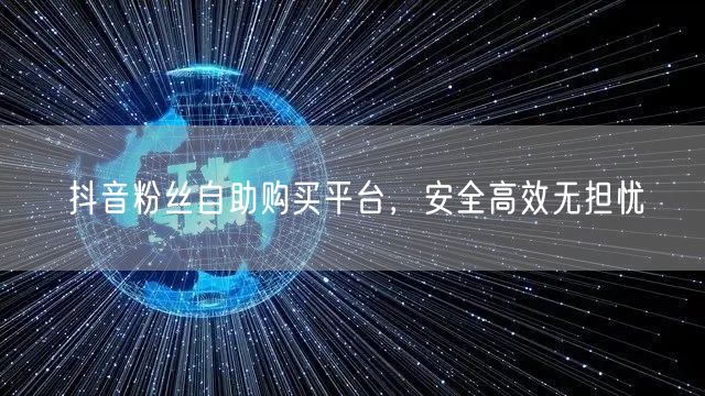 抖音粉丝自助购买平台，安全高效无担忧