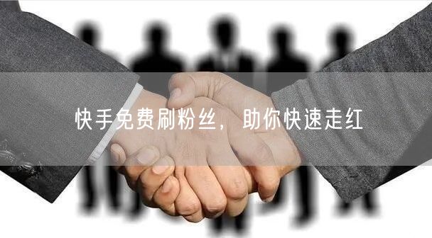 快手免费刷粉丝，助你快速走红